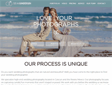 Tablet Screenshot of deansandersonweddings.com